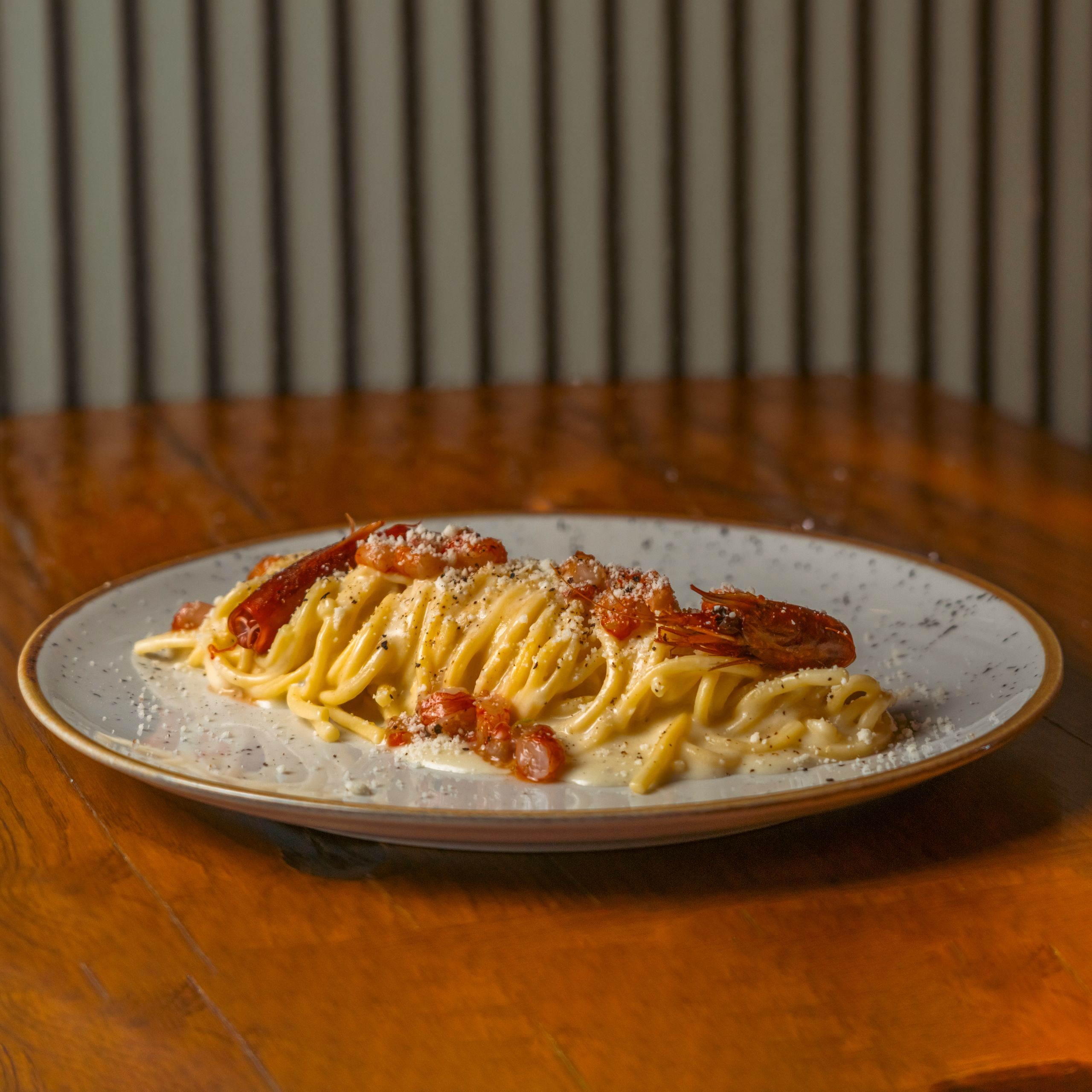 Mezze Maniche Carbonara